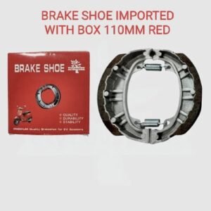 BRAKESHOE IMPORTED WITH BOX 110MM RED